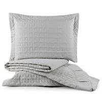 Cobre Leito Colcha King Milano 3 Peças Cinza - 100% Poliéster - 1