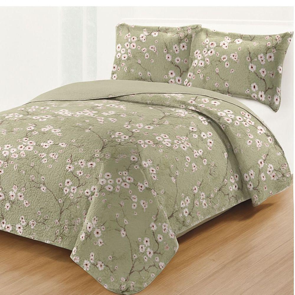 Kit Cobre Leito Colcha King Boutik Dupla Face - Estampa 52 - 100% Poliéster - 1