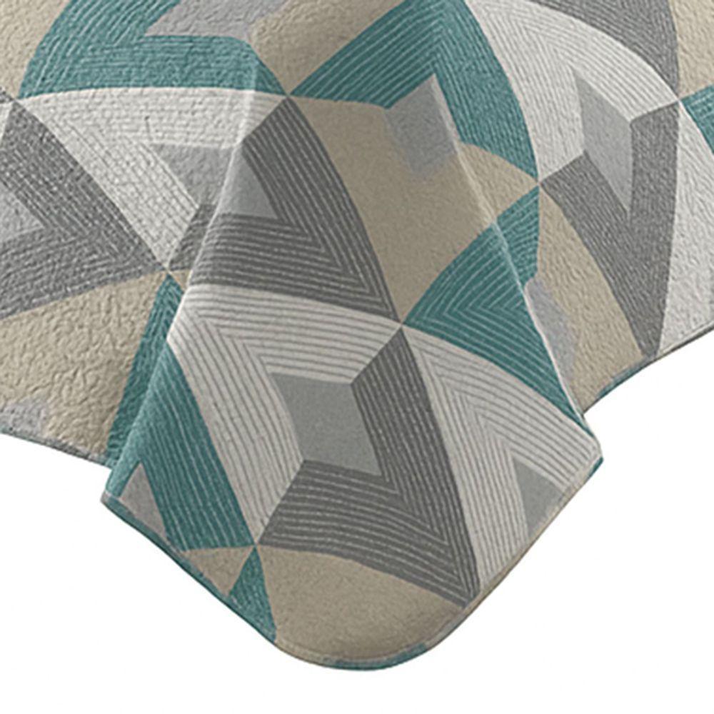 Kit Cobre Leito Colcha King Boutik Dupla Face - Estampa 63 - 100% Poliéster - 2