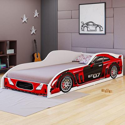 Cama Solteiro Carro Gt MDF Reforçado Design Moderno Vermelho