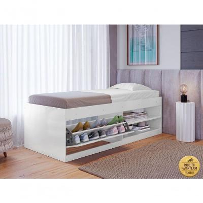 Cama Solt. Sapateira Nicho Organização Vanessa Framar Branca
