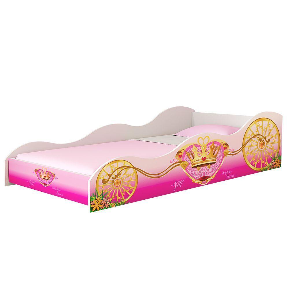 Cama Juvenil Carruagem Princesa Para Quarto De Menina - 2