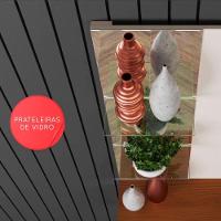 Painel Para Tv Intense Lukaliam Off White / Damasco Off White / Damasco - 5