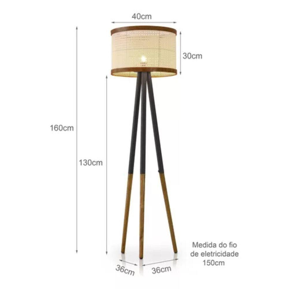 Luminaria Cúpula Indiana Detalhada Ravena Pés Ferro Madeira - 3