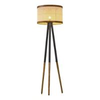 Luminaria Cúpula Indiana Detalhada Ravena Pés Ferro Madeira - 2