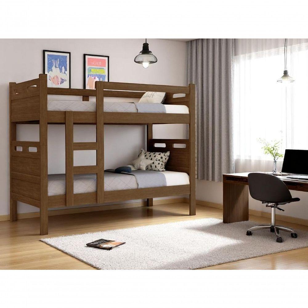 Beliche Robusto Com 2 Colchões Confortáveis - Kit Completo Legno - 1