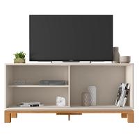 Rack Bancada Para Tv 45 Pol 136cm Lucca Off White/freijó C01 - Mpozenato - 5