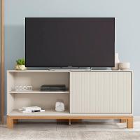 Rack Bancada Para Tv 45 Pol 136cm Lucca Off White/freijó C01 - Mpozenato - 7