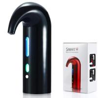 Aerador Vinho Eletrico Dispenser Decantador Automatico Bomba Inox Preta Garrafa Inteligente Premium - 1
