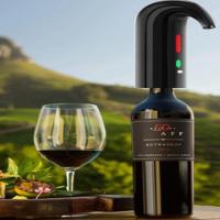 Aerador Vinho Eletrico Dispenser Decantador Automatico Bomba Inox Preta Garrafa Inteligente Premium - 8