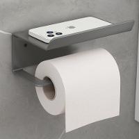 Suporte Papel Higiênico Premium Com Apoio Objetos - 3