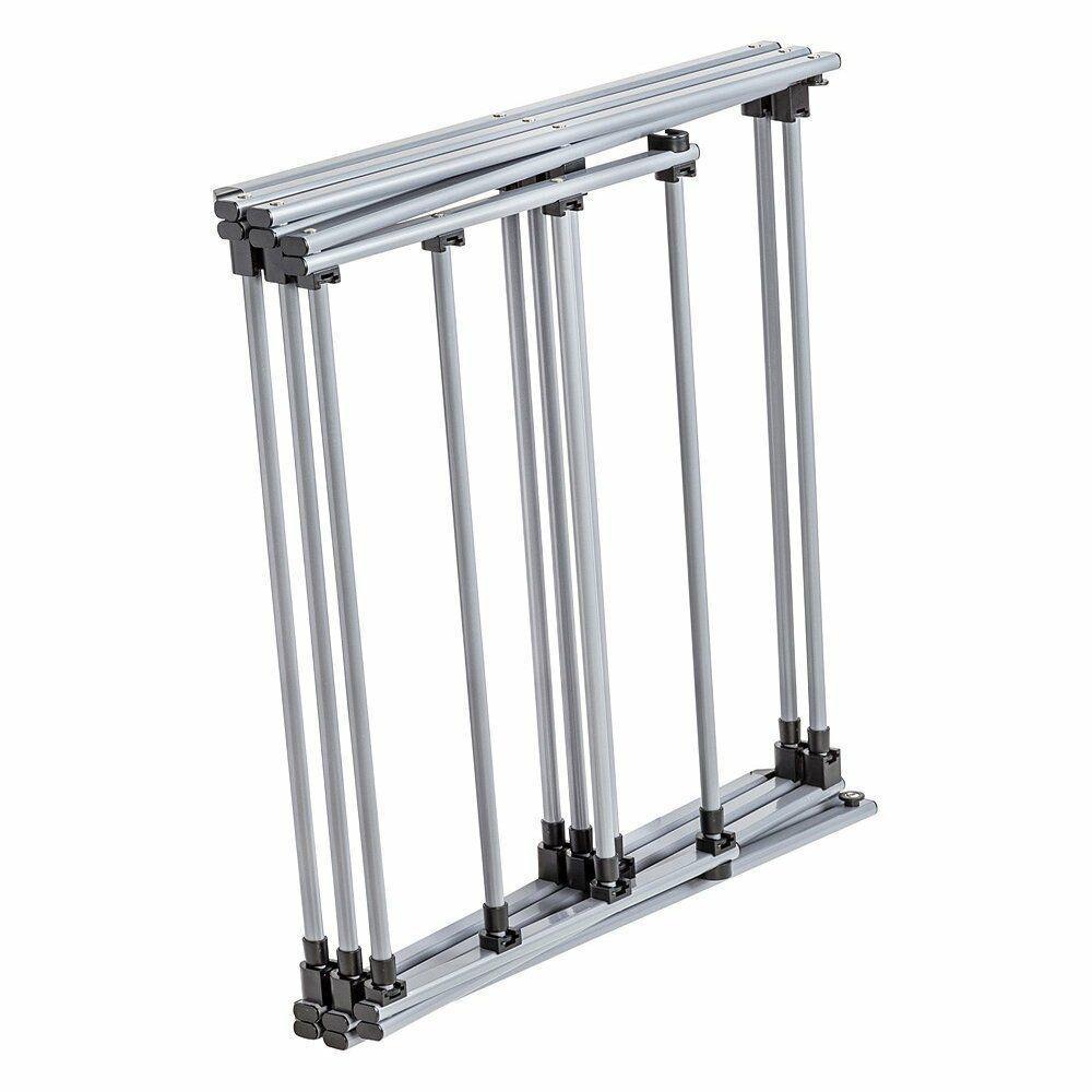 Varal De Chao Secador De Roupas Dobravel Telescopico Vertical Extensivel Com 11 Grades Portatil - 3