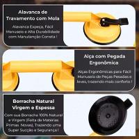 Ventosa Dupla P- Vidros Metais Mármores Espelhos Até 80kg - 6