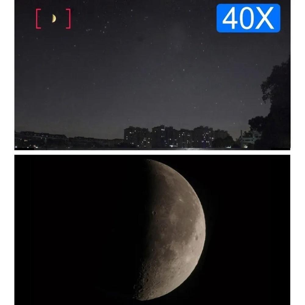 Telescopio Astronomico Luneta Lunar Terrestre Kit Completo Tripe 40x Reflator Ciencia Espaço Escola - 6