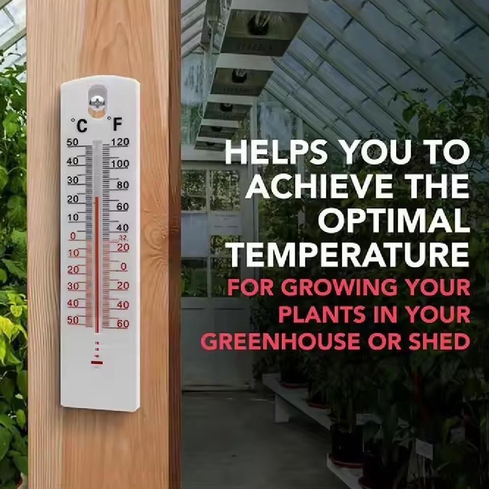 Termometro Ambiente Parede Casa Sauna Escritório Sitio Interno Externo Analogico Higrometro Escala - 5