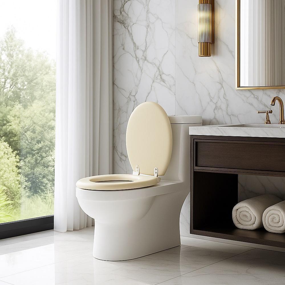 Assento Sanitário Almofadado Macio Universal Privada Banheiro Lavabo Impermeável - 2
