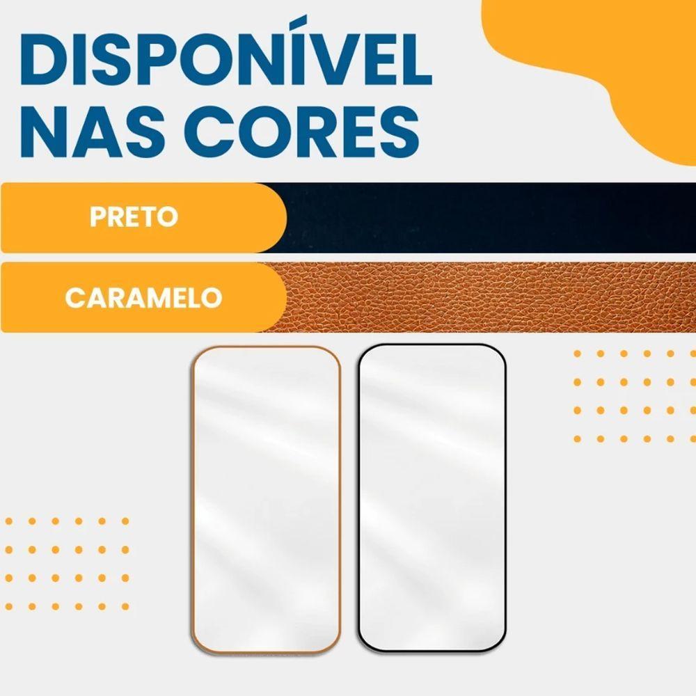 Espelho Orgânico Decorativo Retangular Grande Moderno Sala Quarto Banheiro Caramelo - 5