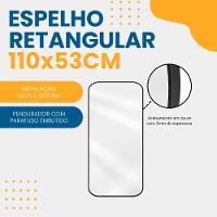 Espelho Orgânico Decorativo Retangular Grande Moderno Sala Quarto Banheiro Caramelo