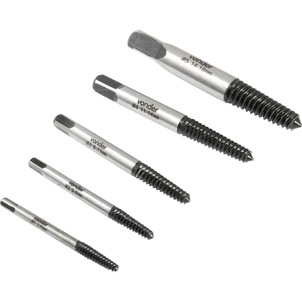 Saca Parafuso Jogo Com 5 Peças Vonder - 2