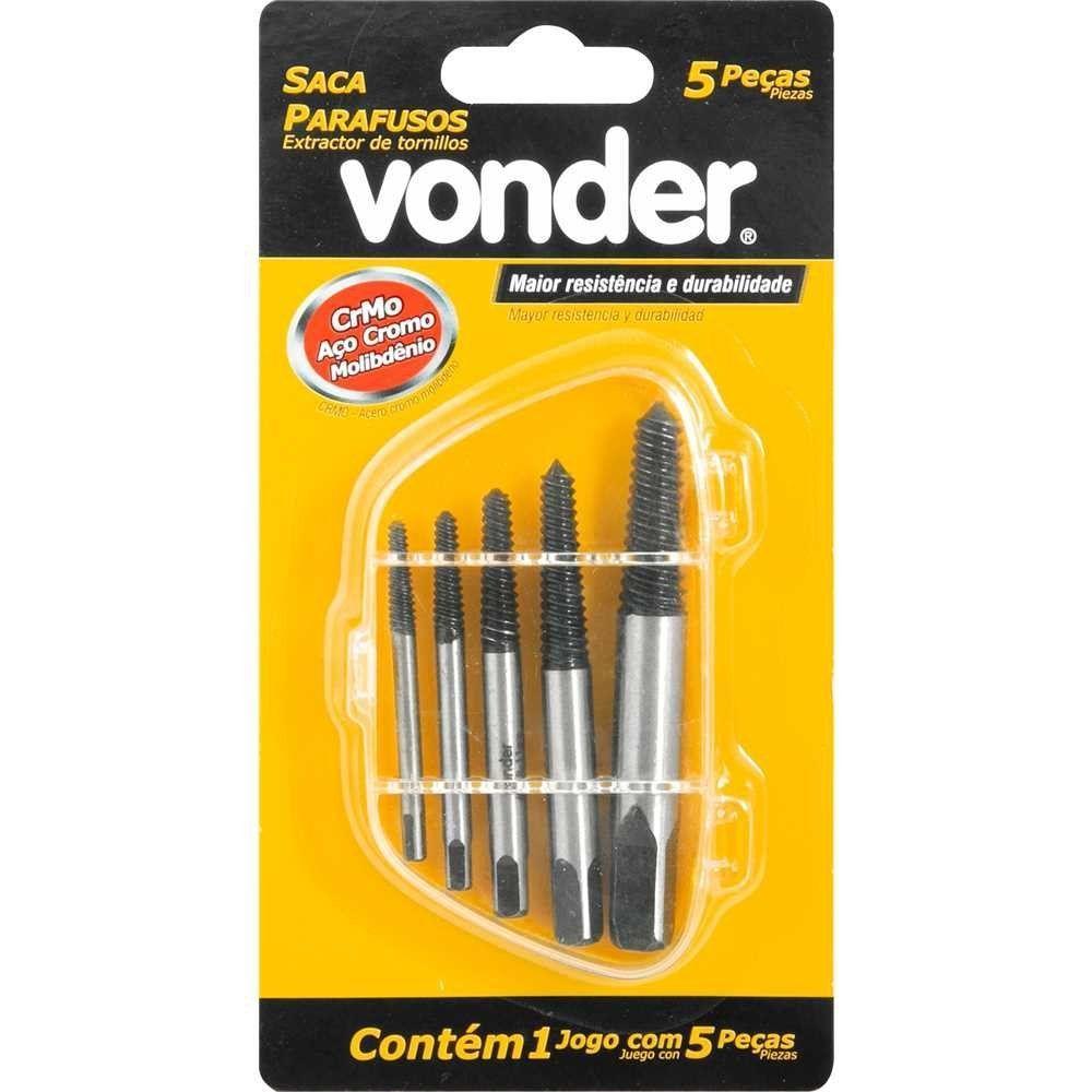 Saca Parafuso Jogo Com 5 Peças Vonder - 3