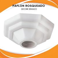 Luminária Plafonier Plafon Pirâmide Branco Lâmpada Teto E27 Soquete Bocal Porcelana Bivolt 100W - 2