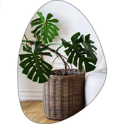 Espelho Brillare Lapidado Grande 115cm Orgânico Quarto Sala Banheiro Salão Promoção