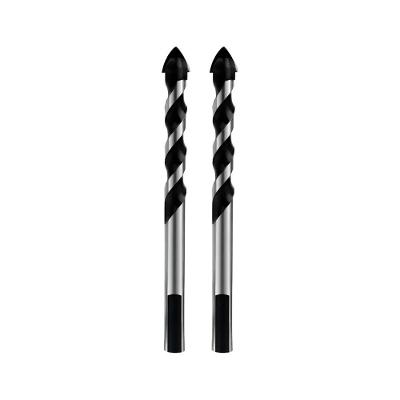 Kit 2 Brocas 6mm Multiuso Multimaterial Fura Tudo Vidro Porcelanato Cerâmica Madeira Concreto Multifuncional