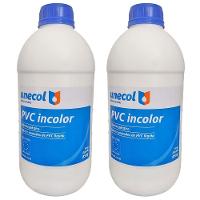 Kit 2 Colas Cano PVC Adesivo Plástico Frasco 850g Unecol Profissional Resistente Forte Secagem Rápida - 1