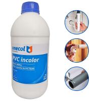 Kit 2 Colas Cano PVC Adesivo Plástico Frasco 850g Unecol Profissional Resistente Forte Secagem Rápida - 5