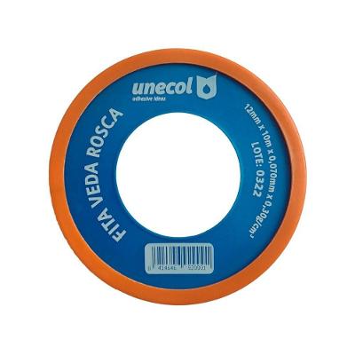 Kit 120 Fita Veda Rosca 12mm 10 Metros Vedação Hidráulica Canos Torneiras Teflon - Kit