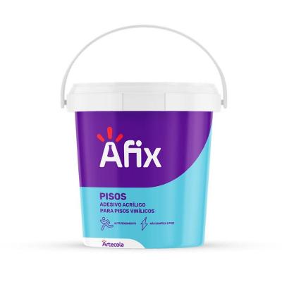 Cola Piso Vinílico Laminado Madeira 4kg Adesivo Acrílico Afix Artecola