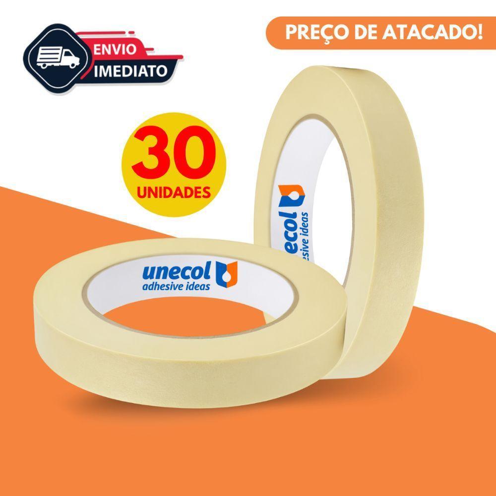 Fita Crepe Atacado 18mm x 10 Metros Uso Geral Artesanato Pintura - Kit 30 Rolos para - 2