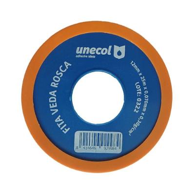 Kit 120 Fita Veda Rosca 12mm 50 Metros Vedação Hidráulica Canos Torneiras Teflon - Kit
