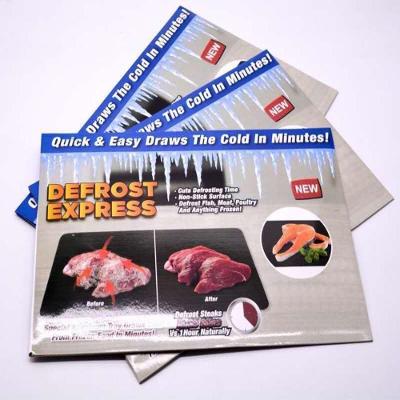 Tabua Descongelar Carne Alimentos Placa Descongelante Rapido Magica Cozinha Churrasco Defrost