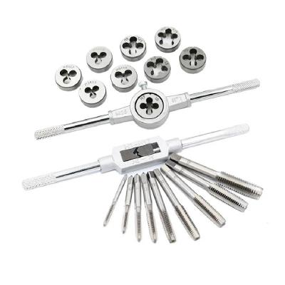 Kit Jogo De Tarracha Femea E Macho Pente Abre Rosca Fina 20 Pecas Cossinete Manual Com Maleta Blister Profissional