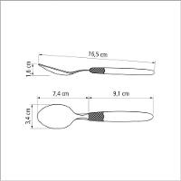 Colher Sobremesa Inox Ipanema Branco Tramontina - 2
