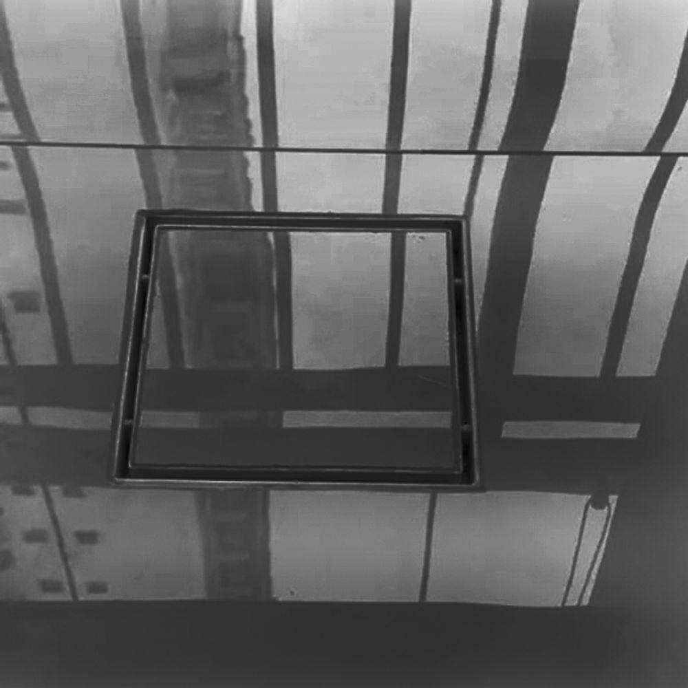 Kit 2 Ralo Oculto 15x15 Invisivel Para Piso Porcelanato Preto - 2