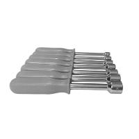 Kit Chaves Canhao Jogo 7 Peças Twsiter Vazada Profissional Aco 5 A 12mm Soquete Sextavada Fenda Pito - 5