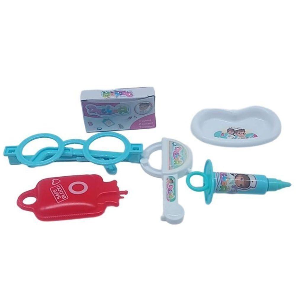 Kit Medico Infantil Doutor Enfermagem Completo 10 Peças Brinquedo Estilo Profissional - 5