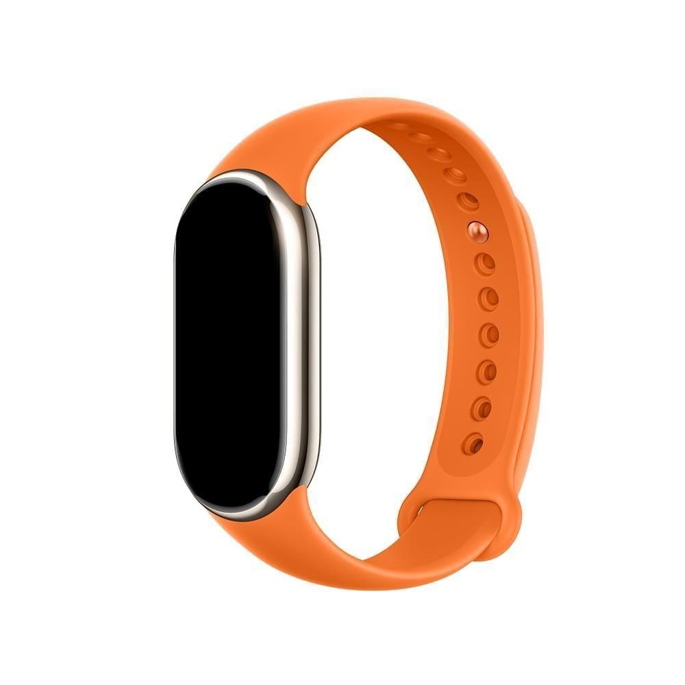 Bracelete De Silicone Para Xiaomi Smart Band 8 E 9 Laranja - 1