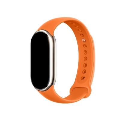 Bracelete De Silicone Para Xiaomi Smart Band 8 E 9 Laranja