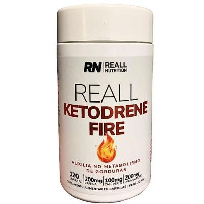 Termogênico Ketrodrene Reall Nutrition Metabolismo Gorduras Sabor Original