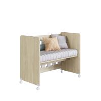 Mini Berço Infantil Moisés Multifuncional 4 Em 1 Com Rodas Para Quarto De Bebê Carvalho Araguaia