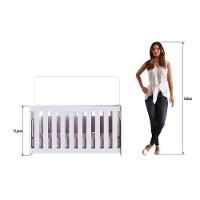 Berço Infantil Simples 133cm Com Colchão, Regulagem De Altura E Grade Mdf Branco - 5