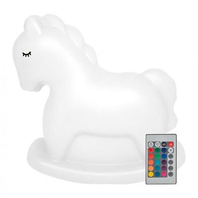 Luz Mágica De Cavalo: Encante O Quarto Do Seu Filho Com Estilo E Controle Remoto!