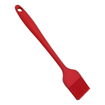 Pincel De Silicone Vermelho Com Suporte - 24cm Para Culinária Prática E Estilosa