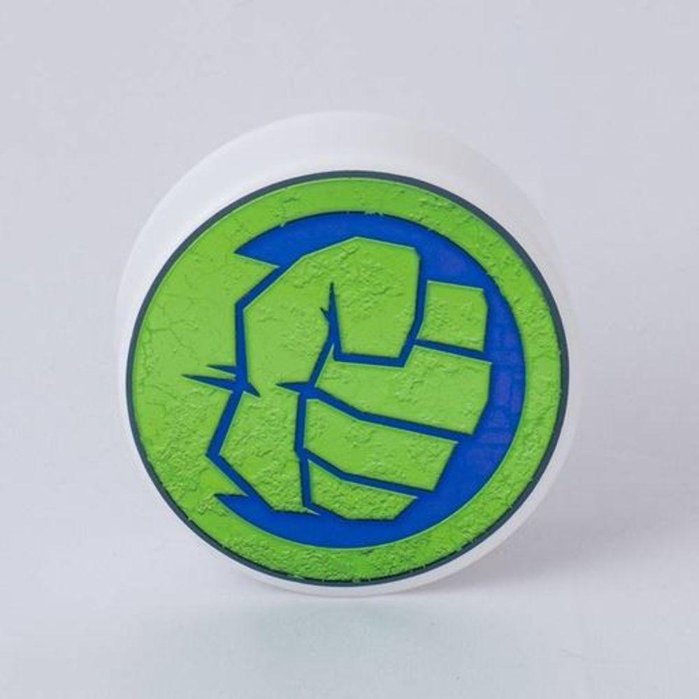 Iluminador Led Hulk Redondo Usb - Transforme Seu Espaço Com A Força Do Marvel! - 3