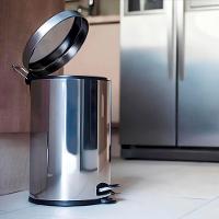 Lixeira Inox Pedal 5l ? Estilo E Praticidade Para Ambientes Compactos
