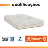 Colchão Casal Molas Ensacadas Memphis 193x203x32cm Branco - 3