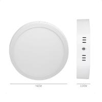 Kit 2 Painel De Led Redondo Sobrepor 12w Bivolt Taschibra 6500k Frio - 9